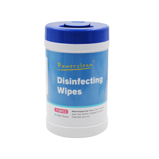 Disinfectant wipes non-woven 13cm x 17cm 45 gm - ethyl alcohol (110 count)